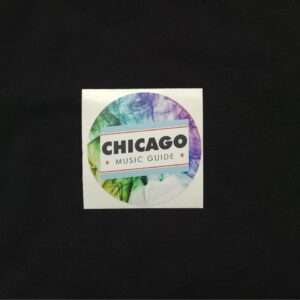 Chicago Music Guide Circle Sticker